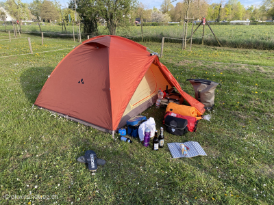 Zelt-Champing-Bodensee-Fahrradtour