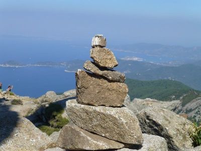 Elba - Monte Capanne - Gipfelmännchen