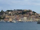 Elba - Autofähre - Aussicht Portoferraio 2