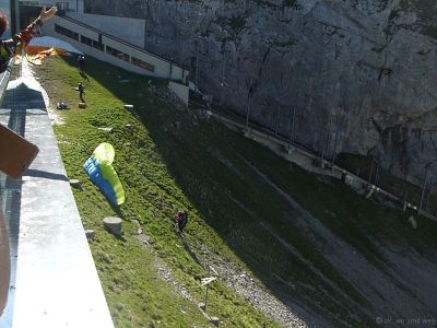 Gleitschirmflieger auf dem Pilatus