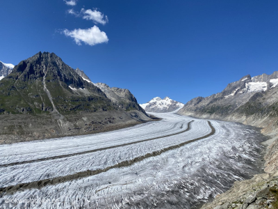 Gletscherwanderung-Wanderweg-Aletschgletscher
