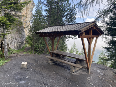 Grillplatz-Picknickplatz-Crans-Montana-Wanderung