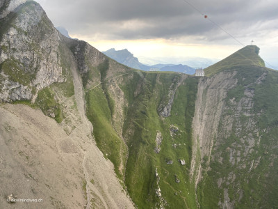 Steiler-Aufstieg-Klimsenkapelle-Pilatus-via-Gsaessweg