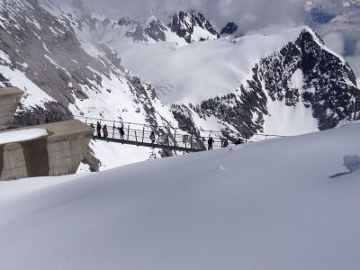 Titlis-Cliff Walk-Hängebrücke