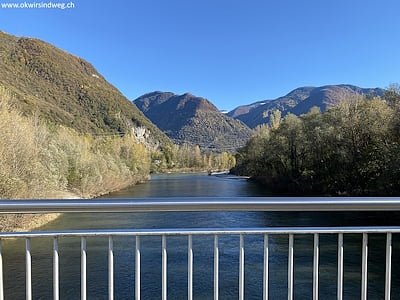 Spaziergang nahe Bellinzona