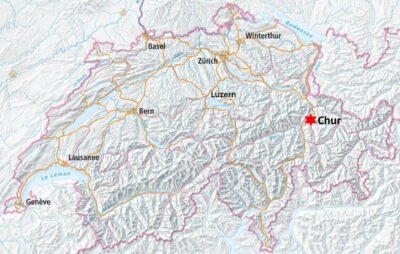 Standort Rundwanderung - Wanderung - Haldenstein in Chur entlang dem Rhein