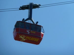 Alte Luftseilbahn auf den Pilatus - Bahn