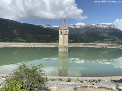 Turm im Reschensee