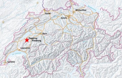 Standort Flusswanderung Henniez Payerne