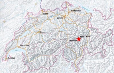 Wanderung Obersaxen - Standort
